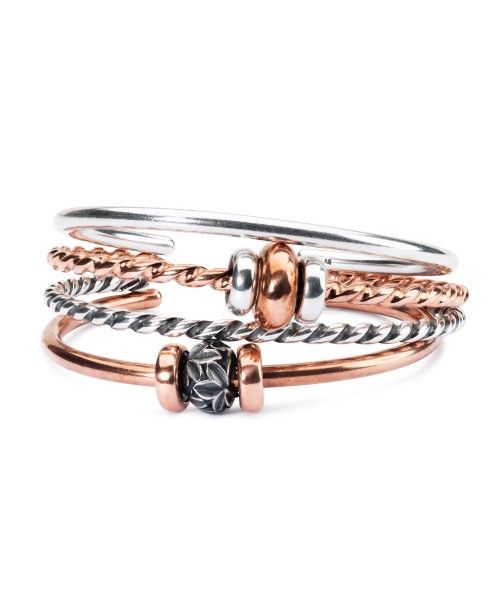 Twisted Silver Bangle