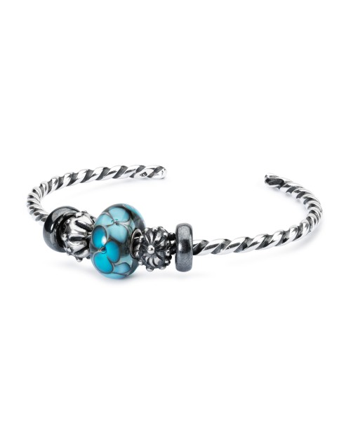 Twisted Silver Bangle