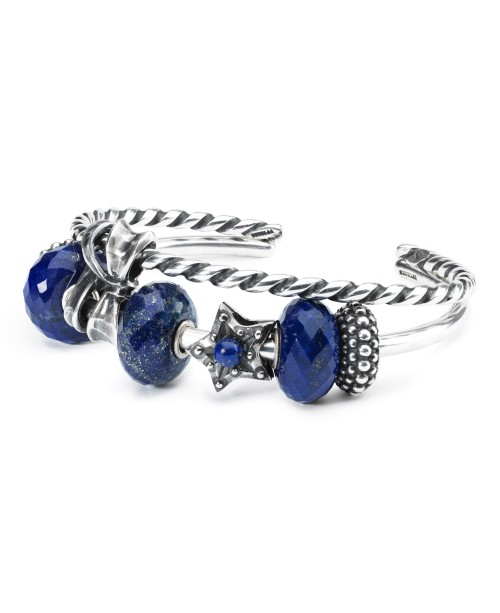 Twisted Silver Bangle