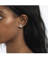 Silver Flower Earring Studs