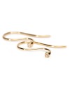 Earring Hooks, Gold/Brilliant