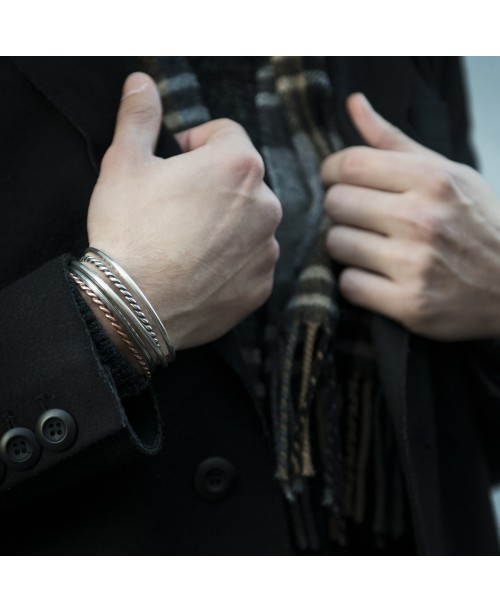 Twisted Copper Bangle