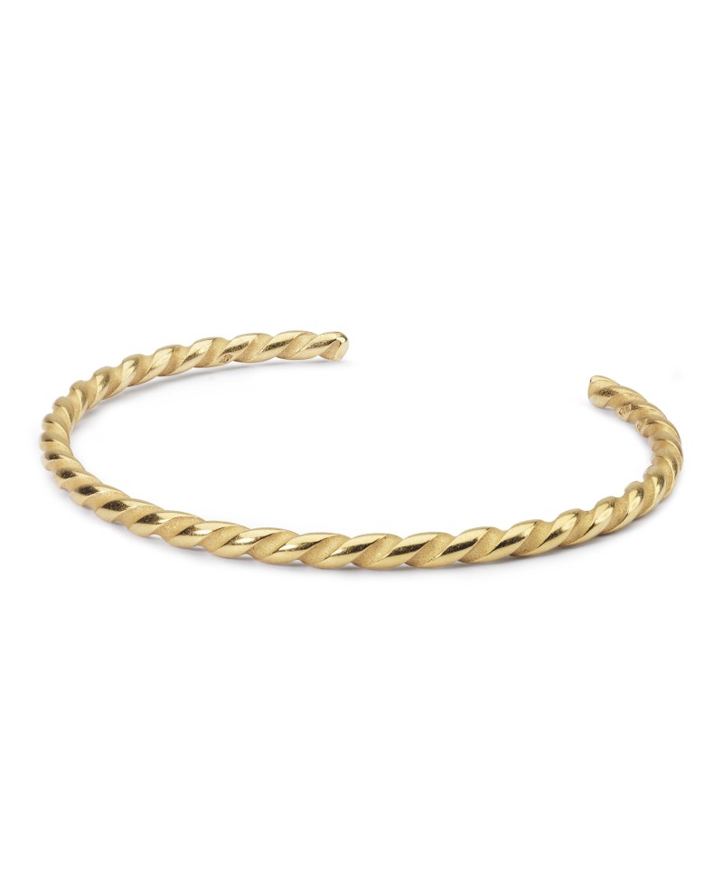 Twisted Gold Plated Bangle