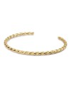 Twisted Gold Plated Bangle