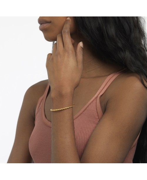 Twisted Gold Plated Bangle