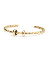 Twisted Gold Plated Bangle