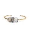 Twisted Gold Plated Bangle