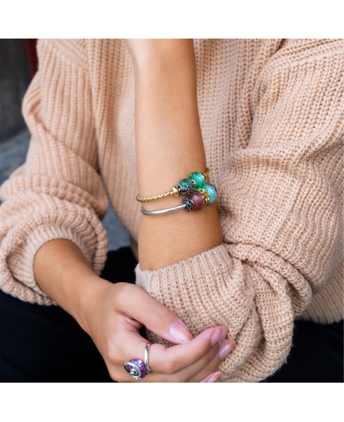 Twisted Gold Plated Bangle