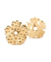 Morning Dew Earring Pendants - gold plated