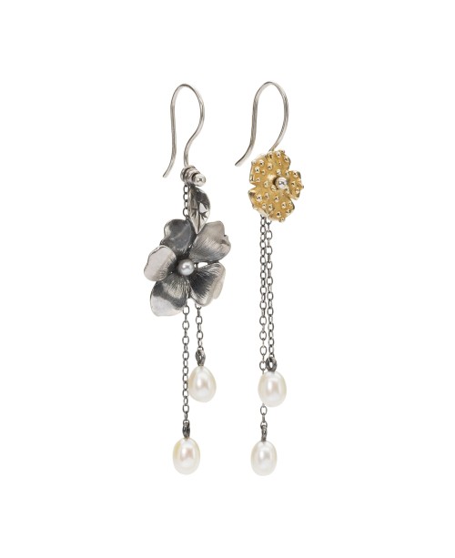 Morning Dew Earring Pendants - gold plated