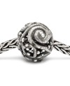 Silver Whorl Bead