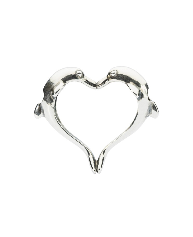 Dolphins Heart Pendant