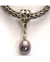 Drop, Black Pendant