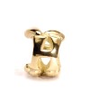Letter Bead, H, Gold