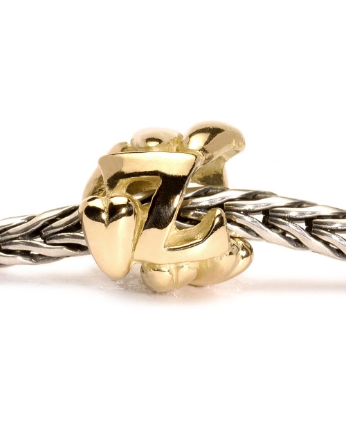 Letter Bead, Z, Gold