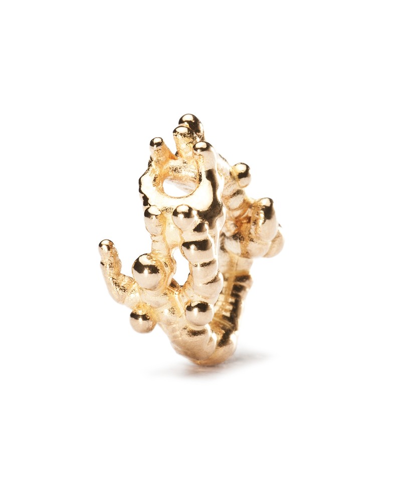 Coral Branch, Gold Bead