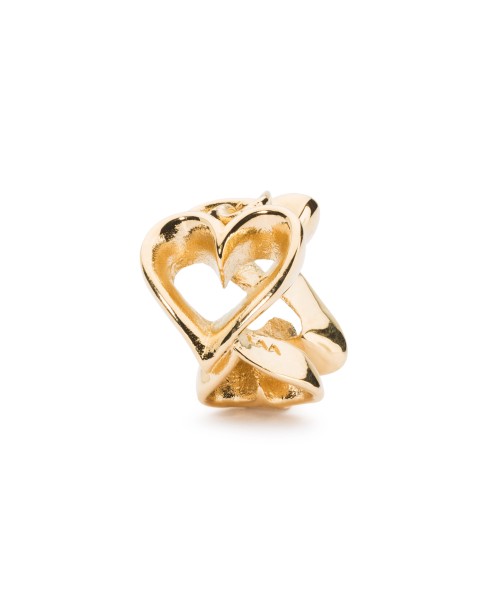 Hearts Galore Bead, Gold