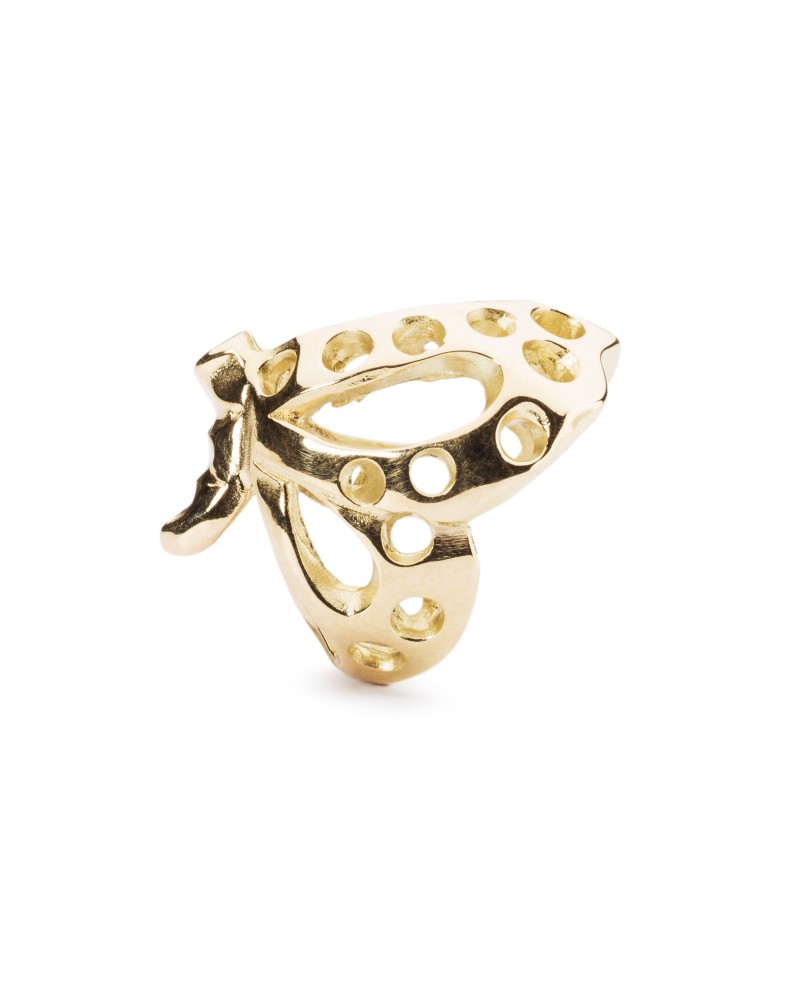 Dancing Butterfly, Gold Bead