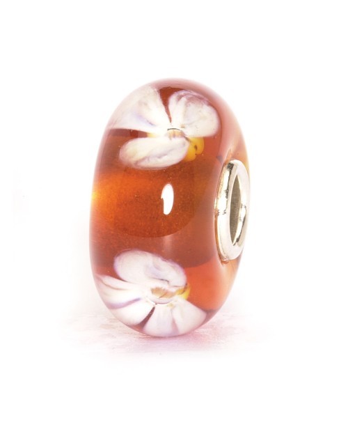 Beige Flower Bead