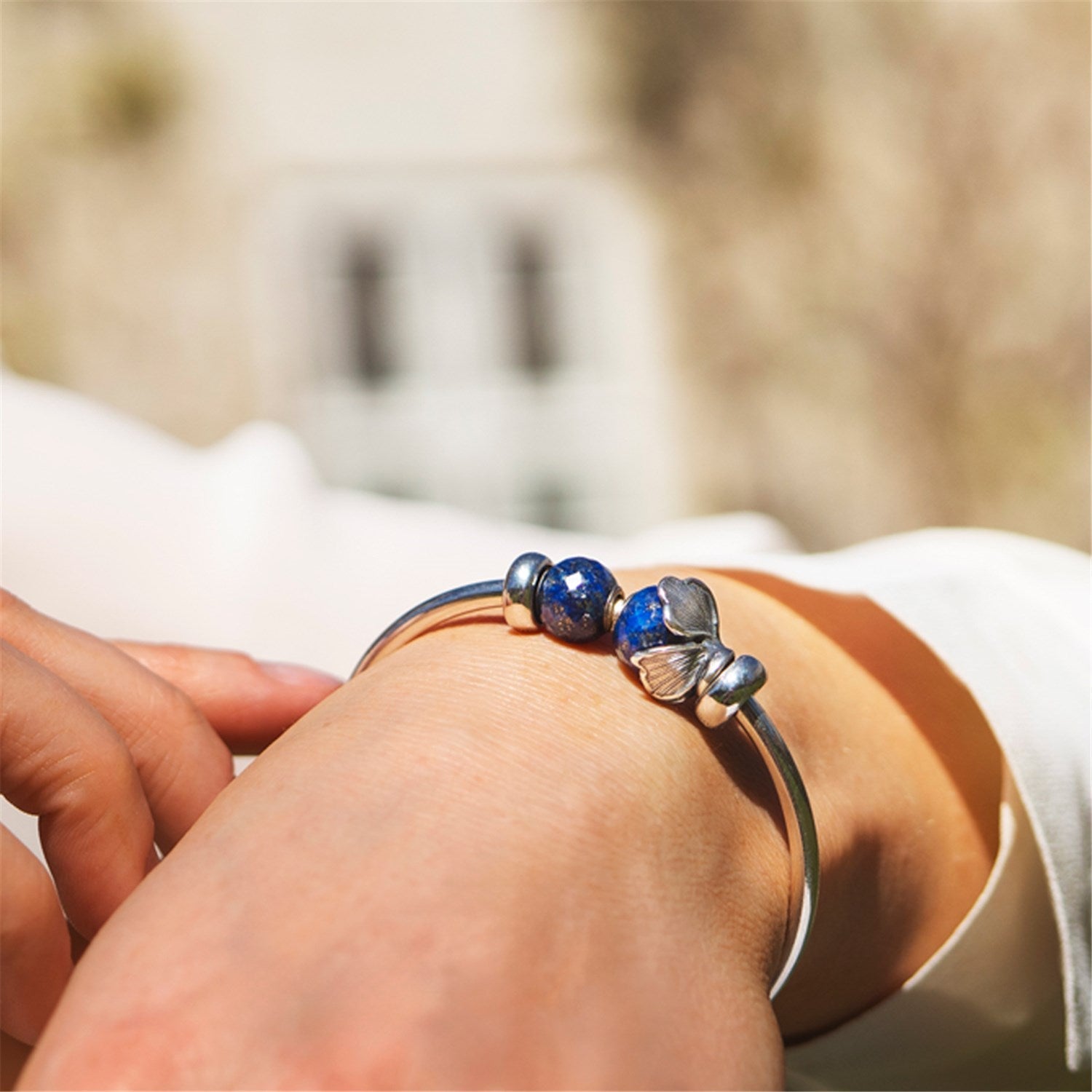Round Lapis Lazuli Facet TSTBE-00049