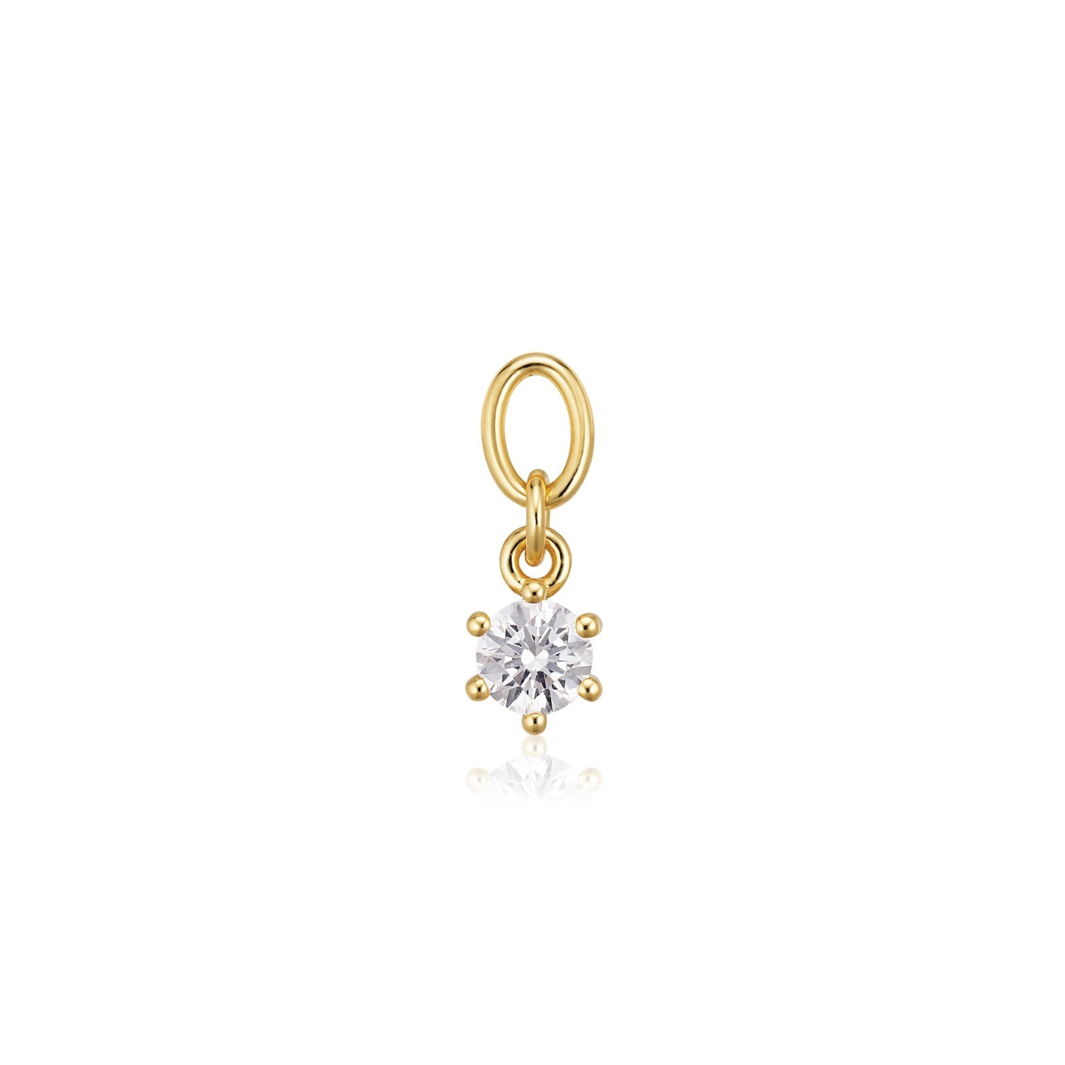 18K gold plated | White