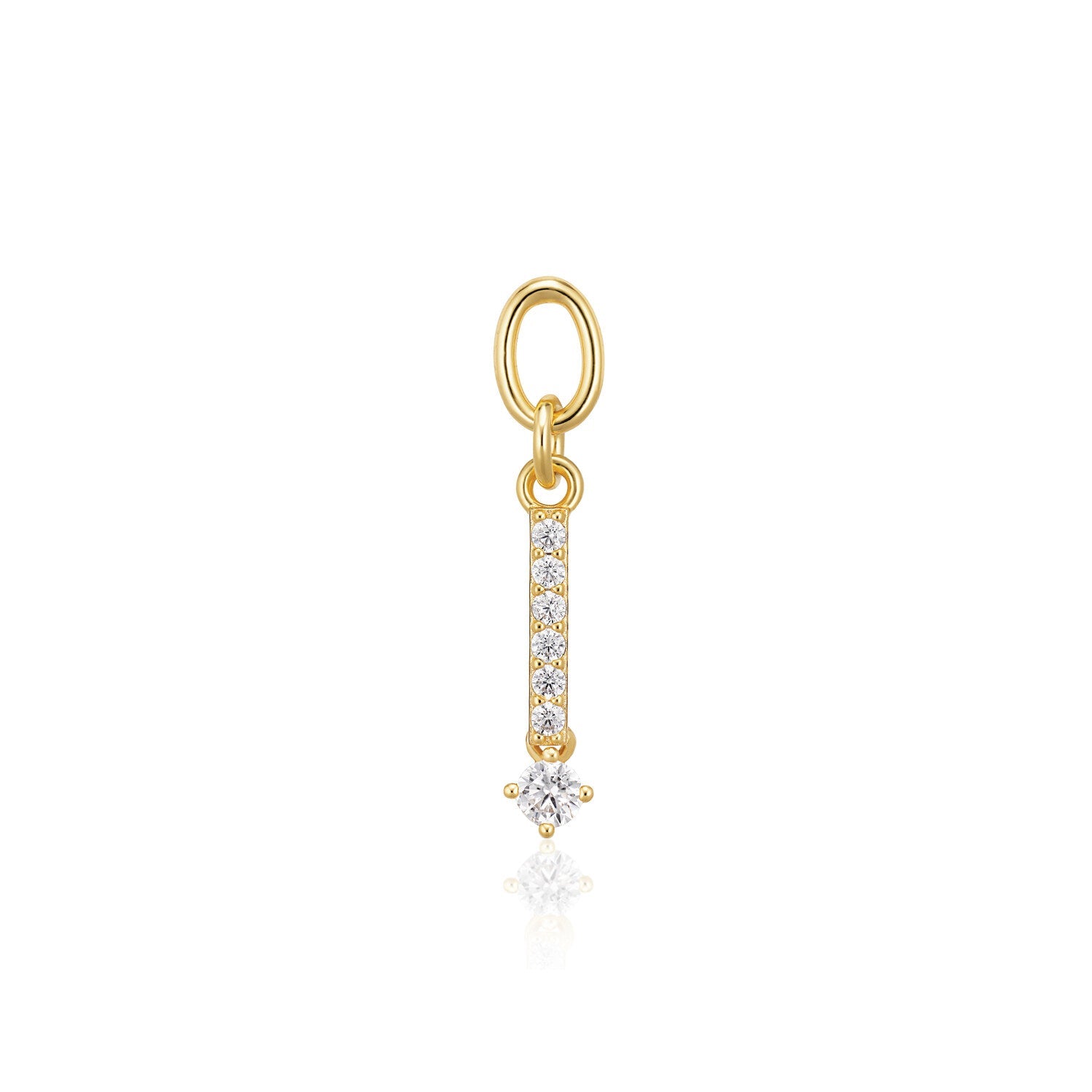 18K gold plated | White