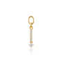 18K gold plated | White