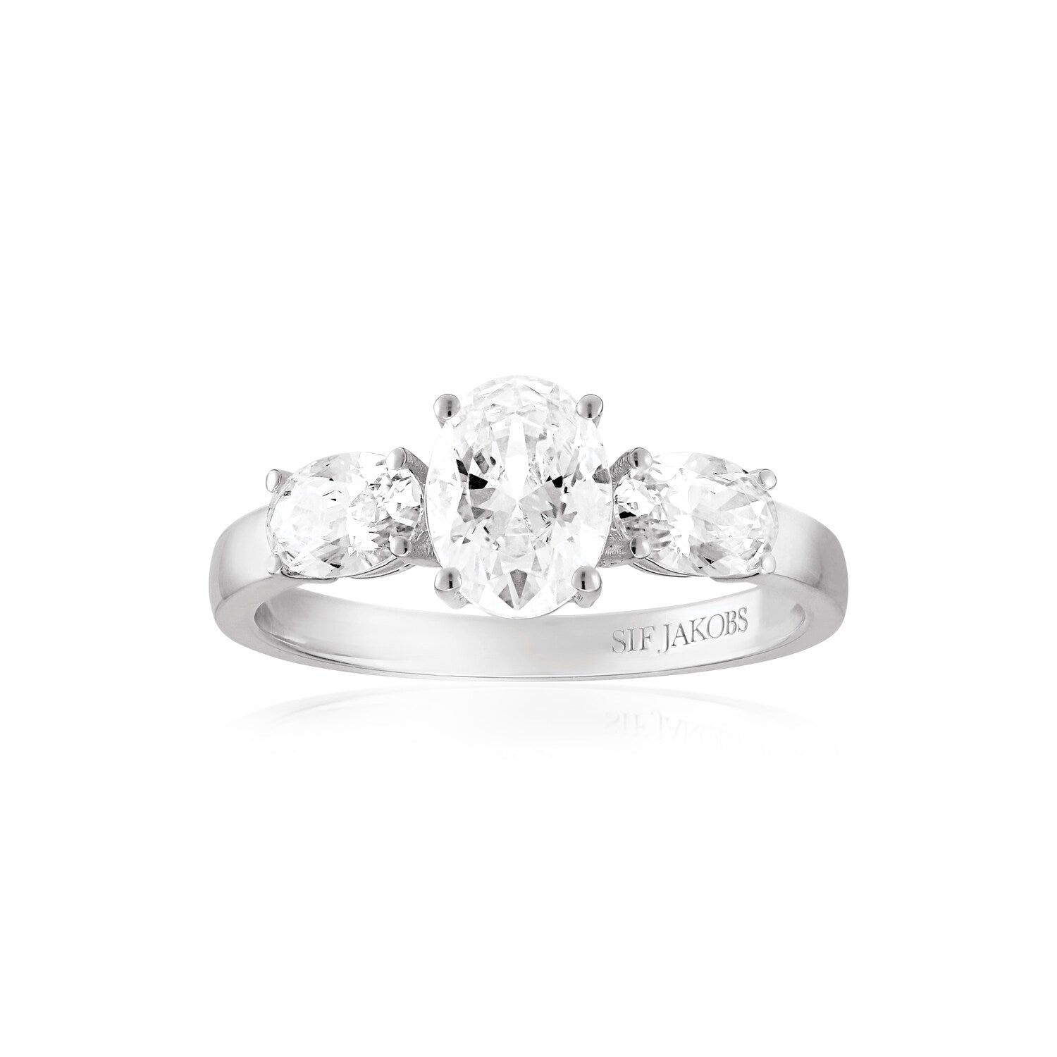 925 Sterling silver | White | 60, 925 Sterling silver | White | 58, 925 Sterling silver | White | 56, 925 Sterling silver | White | 54, 925 Sterling silver | White | 52, 925 Sterling silver | White | 50