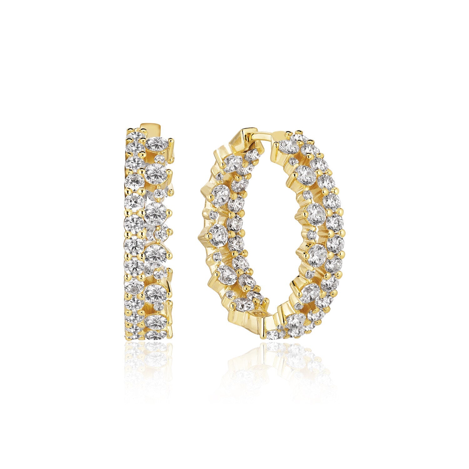 18K gold plated | White | Grande