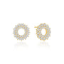 18K gold plated | White