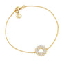 18K gold plated | White