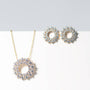 18K gold plated | White