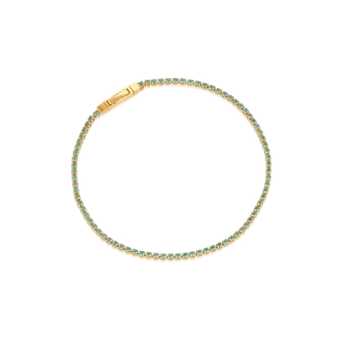 18K gold plated | Turquoise | 19 cm