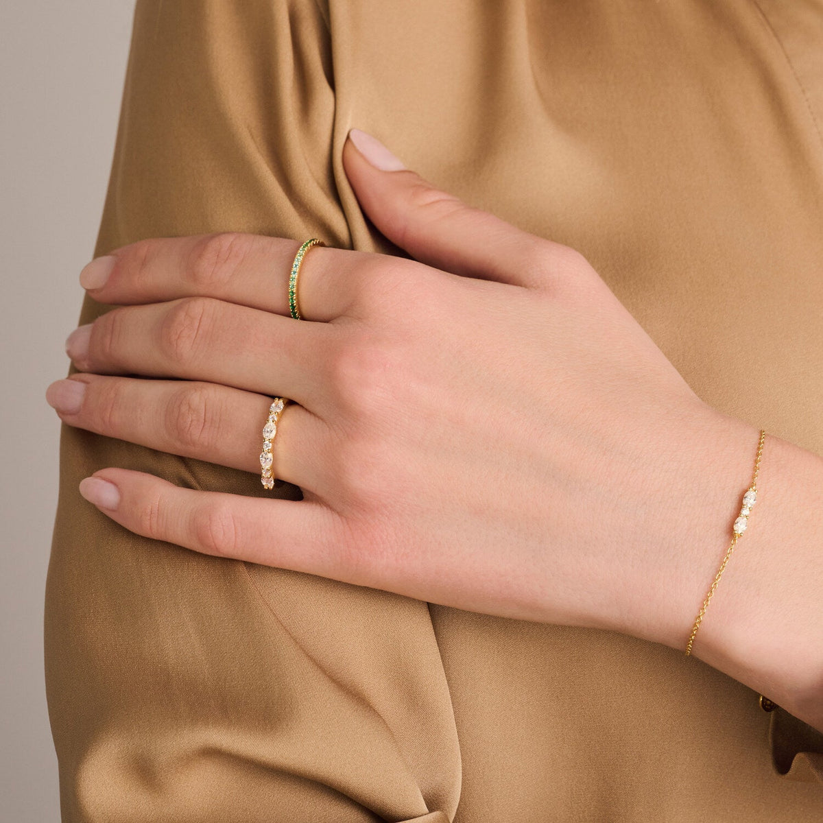18K gold plated