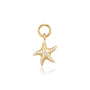 18K gold plated | White