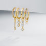 18K gold plated | White