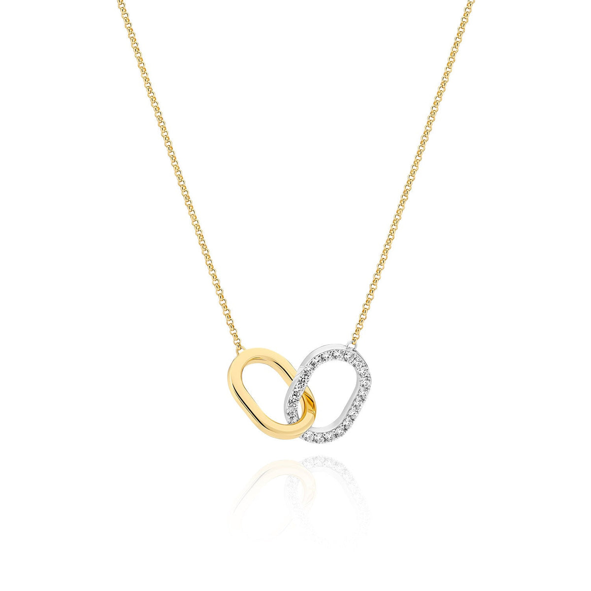 925 Sterling silver / 18K gold plated