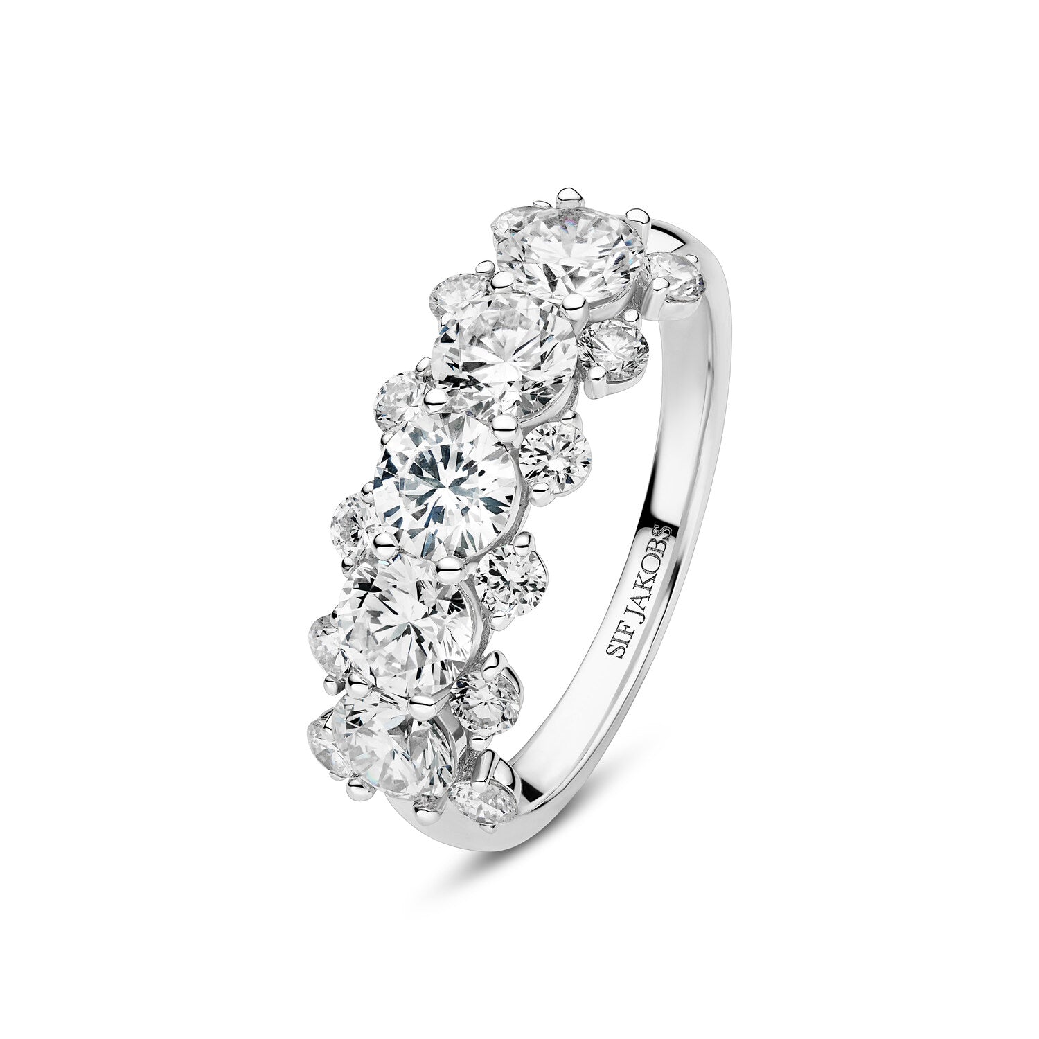 Žiedas fior Grande - 14k yellow gold or white gold 2.30 ct TW G-H VS lab-grown diamonds