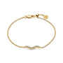 18K gold plated | White