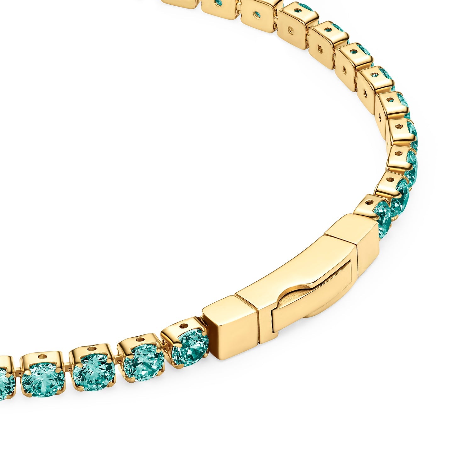 18K gold plated | Turquoise | 19 cm
