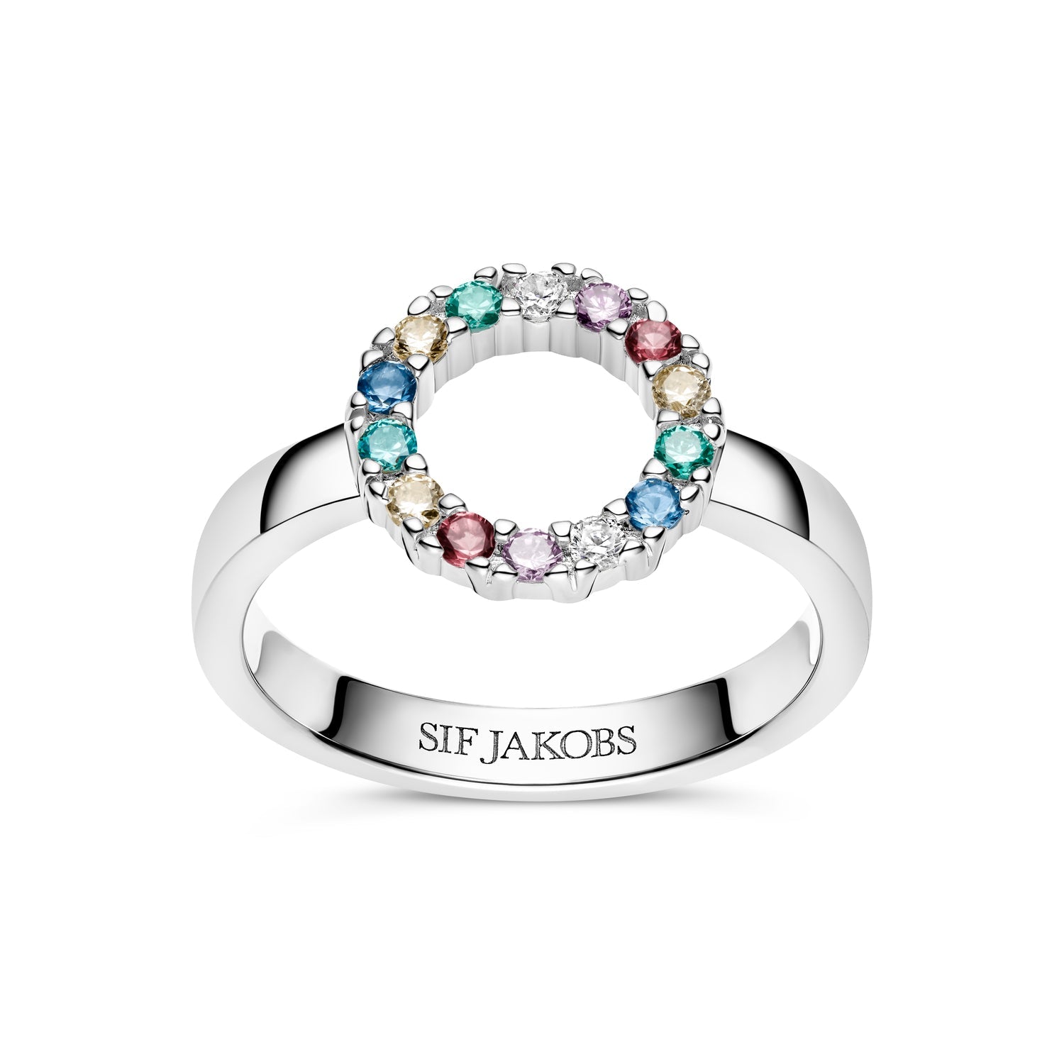 925 Sterling silver | Rainbow | 58