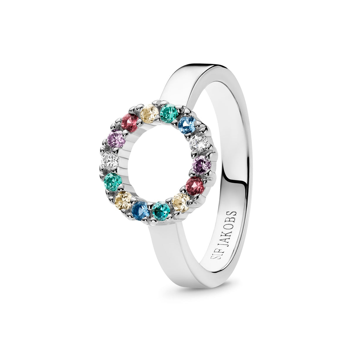 925 Sterling silver | Rainbow | 58