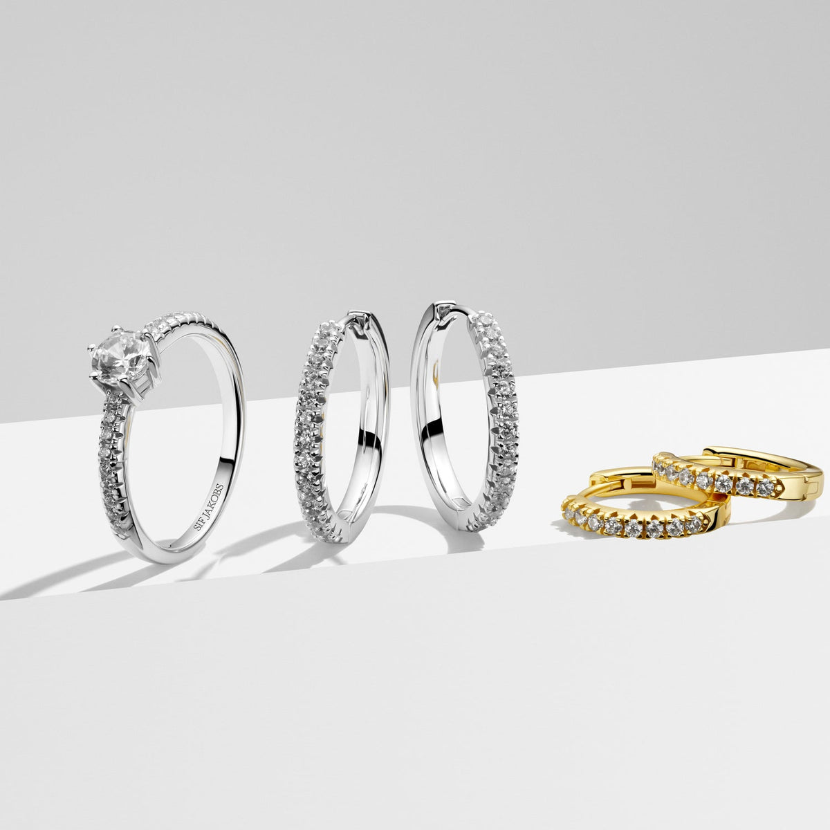 925 Sterling silver | White | 58, 925 Sterling silver | White | 56, 925 Sterling silver | White | 54, 925 Sterling silver | White | 52, 925 Sterling silver | White | 50