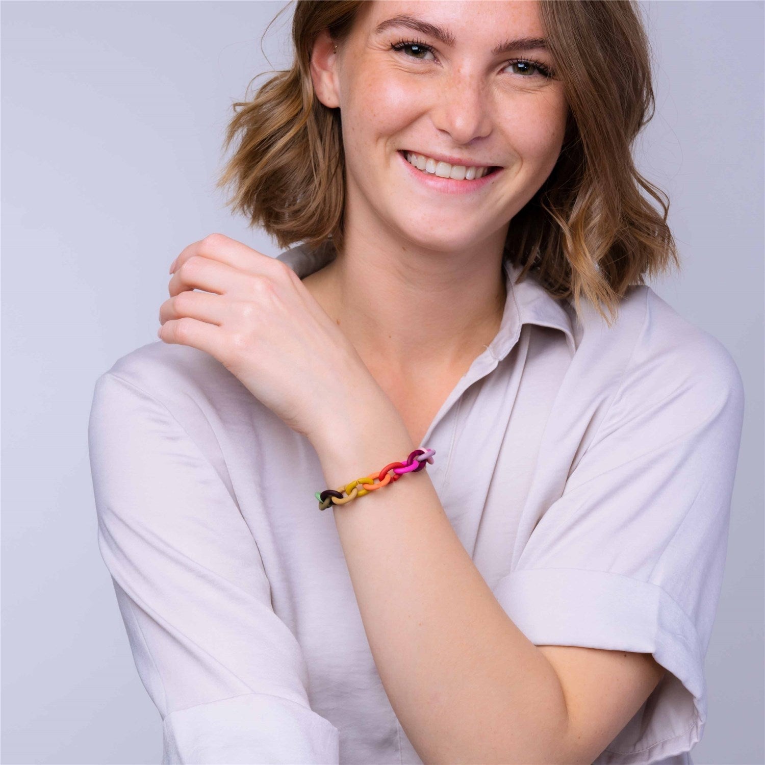 Vaivorykštė, X Jewellery sidabro apyrankės rinkinys