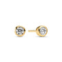 18K gold plated | White