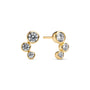 18K gold plated | White