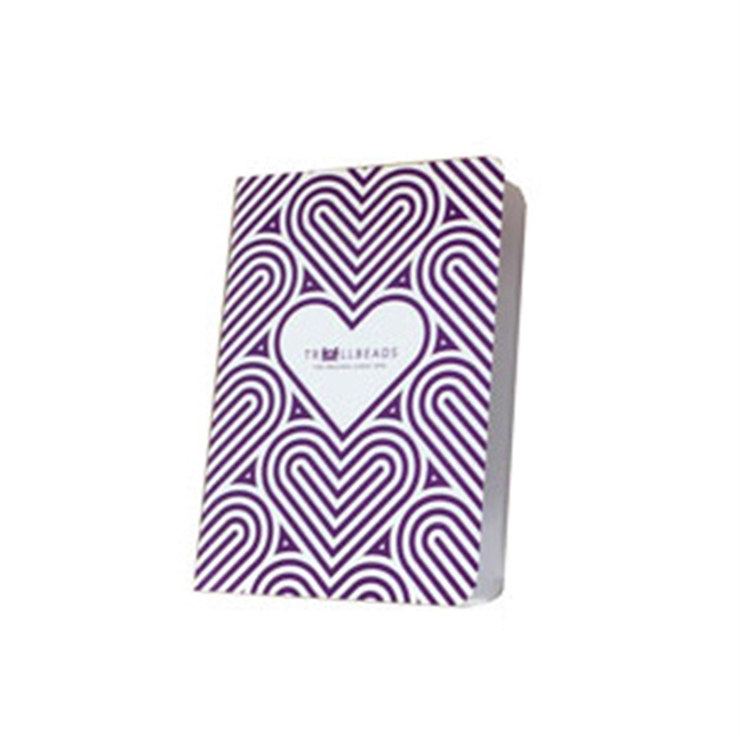 Notebook with Hearts, Striped