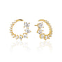 18K gold plated | White