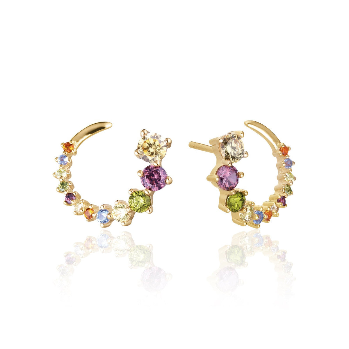 18K gold plated | Rainbow