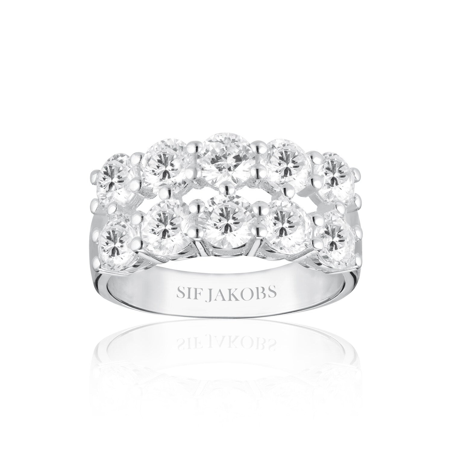 925 Sterling silver | White | 60, 925 Sterling silver | White | 58, 925 Sterling silver | White | 56, 925 Sterling silver | White | 54, 925 Sterling silver | White | 52, 925 Sterling silver | White | 50
